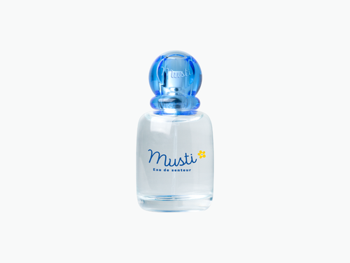 Bote de colonia Musti Eau de senteur (agua perfumada) de 50ml para bebés y niños. - solucionesbanohub.compaña - 1