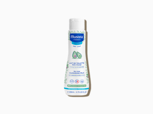 Bote de 200ml de la leche de limpieza para rostro y cuerpo sin aclarado de Mustela - solucionesbanohub.compaña - 8