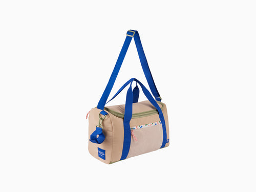 Bolsa pañalera con detalles verdes con sus hebillas y tirantes - solucionesbanohub.compaña - 4