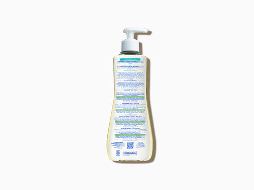 El aceite de ducha Stelatopia Mustela lleva un 98% de ingredientes de origen natural y girasol BIO - solucionesbanohub.compaña - 4
