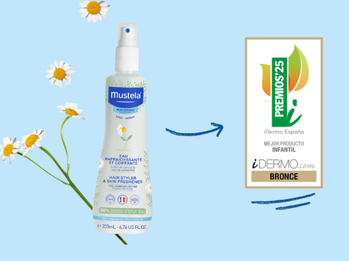 Agua para peinar refrescante de Mustela  gana un premio idermo como mejor producto infantil en 2025. - solucionesbanohub.compaña - 7