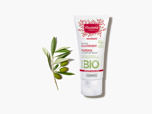 Bote 30ml de bálsamo lactancia con certificado bio para pezones sensibles de Mustela - solucionesbanohub.compaña - 4