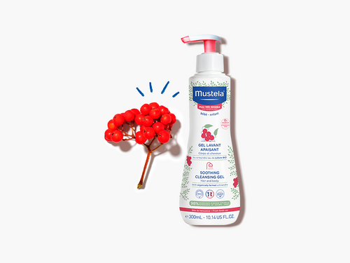 Bote de 300ml de gel de ducha para bebés con piel sensible con Schisandra bio - solucionesbanohub.compaña - 4