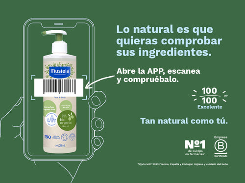 Agua micelar de mustela código de para escanear Yuka - solucionesbanohub.compaña - 3