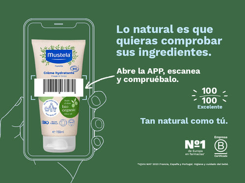 La crema hidratante con aceite de oliva bio tiene una puntuación 100/100 excelente en apps como Yuka por sus ingredientes naturales. - solucionesbanohub.compaña - 3