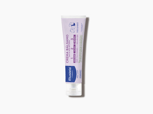 Bote de crema bálsamo 123 de Mustela para prevenir, aliviar y reparar irritaciones y rojeces en la zona del pañal - solucionesbanohub.compaña - 3