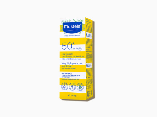 Estuche en cartón de la leche solar SPF50+ de Mustela - solucionesbanohub.compaña - 8