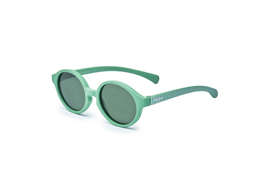 Las Gafas de sol bebé aguacate 0-2 años en color verde cuentan con un estampado divertido en la patilla y además son ecológicas. - solucionesbanohub.compaña - 8